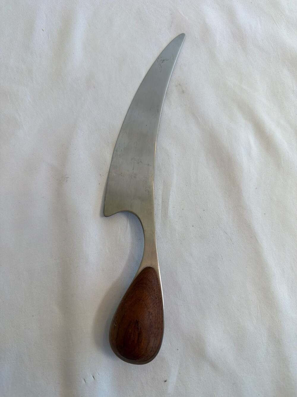 Vintage Dansk Torun Mid-Century Modern Teak and‎ Stainless Steel Cheese Knife